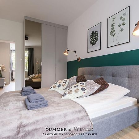 Family Luxury Green Apartment 1-6, 2 Sypialnie I Studio, 52 M2 กดัญสก์ ภายนอก รูปภาพ